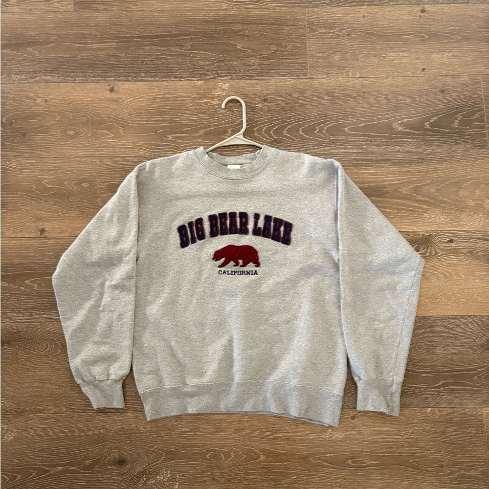 Gray Big Bear Lake California Sweater